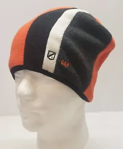 Gap kids winter Sport Skull Cap Fitted Hat Beanie Orange Black White Gray L/XL - Picture 1 of 3