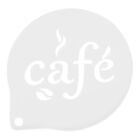 Coffee Decorating Stencil Latte Cappuccino Acrylic Letter Template Mold