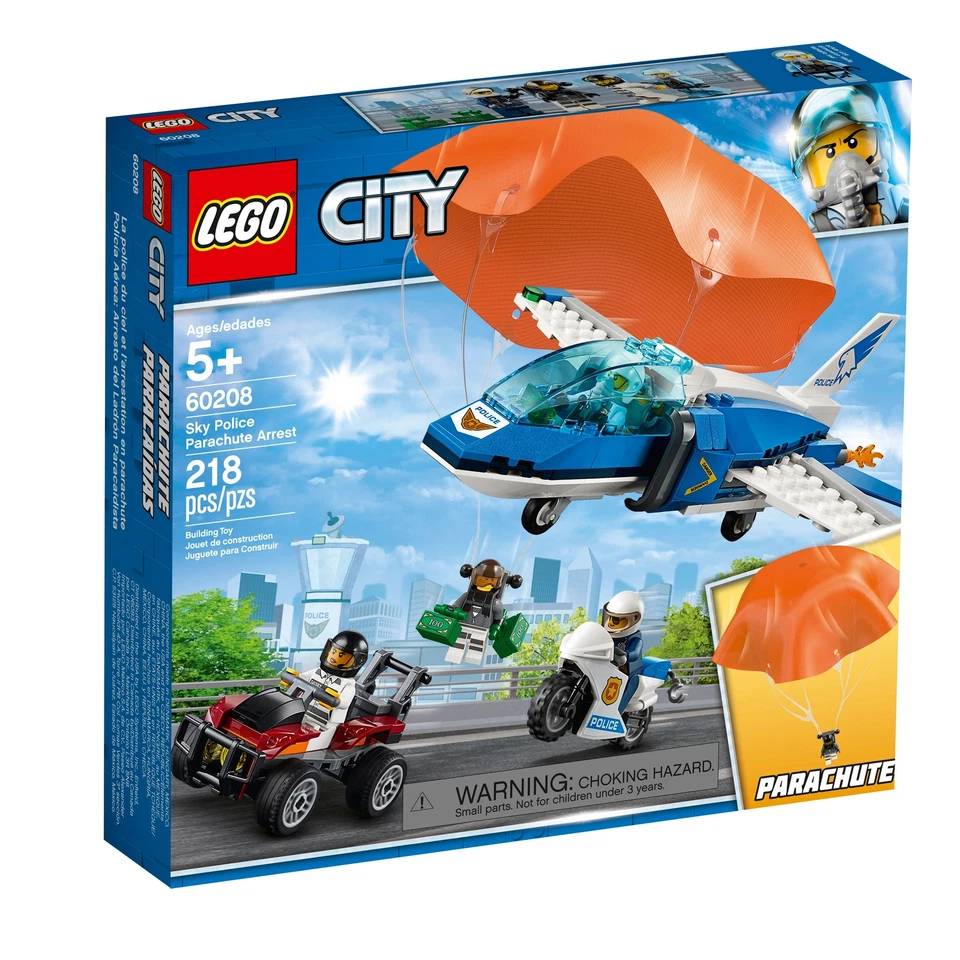 LEGO CITY: Sky Police Parachute Arrest (60208)