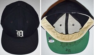 Sparky Anderson Signed Detroit Tigers Game Used - Game Worn Baseball Hat PSA/DNA - Picture 1 of 3