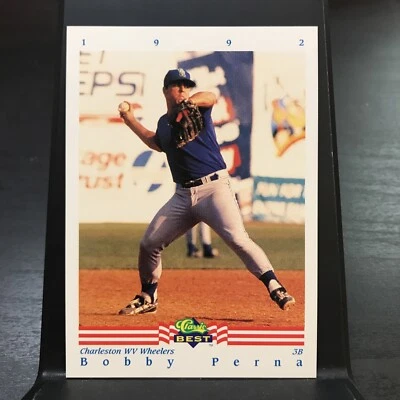 1992 Classic Best #56 Bobby Perna Charleston Wheelers Baseball Card - Image 1 of 2