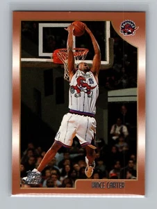 Vince Carter - 1998-99 Topps Rookie RC #199 - Toronto Raptors NBA Basketball - Picture 1 of 5