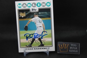 Burke Badenhop AUTO 2008 Topps Updates & Highlights #UH165 Card