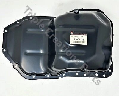 Genuine Mitsubishi 1200A394 Oil Pan Engine Lancer Evo X Evolution 10 OEM - Image 1 of 4