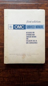 OMC 1966 manual de servicio primera edición para centros de servicio Evinrude Johnson - raro - Imagen 1 de 6