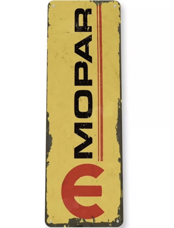 Mopar Tin Sign 11x4 Inches Demon , Cuda , 440 Dodge Advertisement - Image 1 of 1