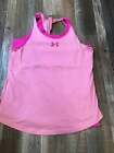 Under Armour Pink Razor Back Tank Top Youth Girls size Large