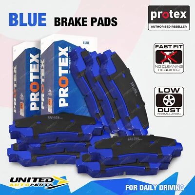 Protex Front + Rear Blue Disc Brake Pads for Subaru Forester SJ WRX V1 - image 1 of 2