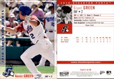 Grant Green 2010 MultiAd Stockton Ports #1 Card *AutographDen*