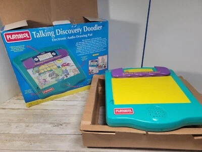 Vintage 1995 Playskool Talking Discovery Doodler Teaching Audio Drawing Pad NEW - Image 1 of 4