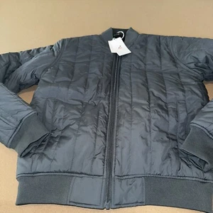Staple Pigeon Men’s Nylon baseball jacket with vertical baffles Grey XS - Picture 1 of 6