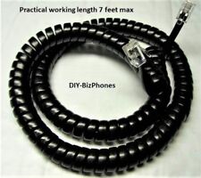 10-Pack Lot Partner Phone Handset Cord Bis-10 18D Series 1 2 Avaya Black 12 Ft
