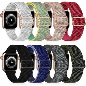 Weave Nylon Watch Band Strap Wristbands For Apple Watch Series 10 42mm 46mm S10 - Picture 1 of 21
