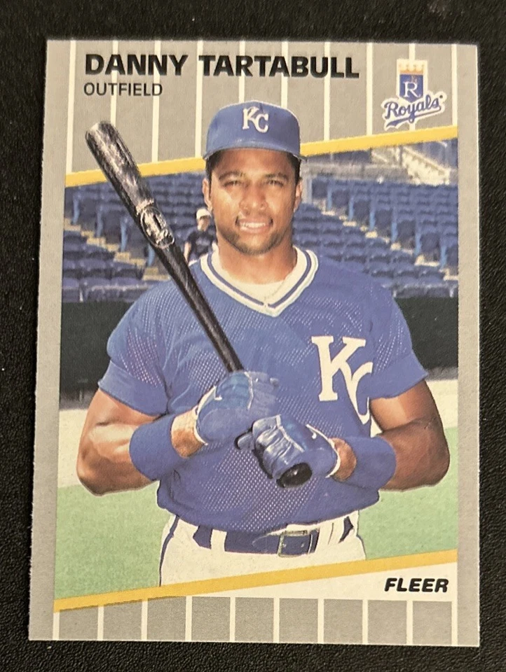 Tarjeta de béisbol Fleer Danny Tartabull 1989 #295 Royals DE EXCELENTE ESTADO O/C Foto 1 de 2