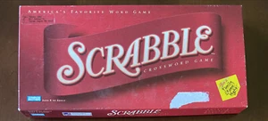 Scrabble Crossword Board Game Hasbro Family Game Night Vintage 2001- Complete - Picture 1 of 3