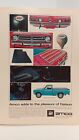 Amco 1971 Datsun Pickup Truck Accessories   Print Ad 11 X 85 R1