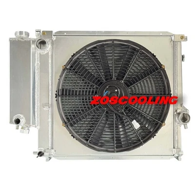 Radiador + cubierta del ventilador para BMW Z3 318i 318is 318ti 1991-2000 SPAWON 3 filas 1295 MT Foto 1 de 4