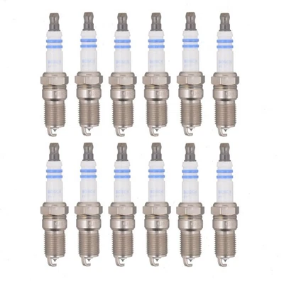 12 платиновых свечей зажигания Bosch для Aston Martin Vanquish 2001-2006 годов выпуска 6,0 л hy - Изображение 1 из 4