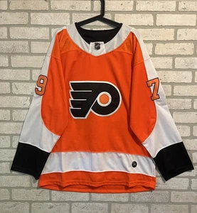 Adidas Philadelphia Flyers Carter Hart#79 maglia uomo taglia 52 arancione NHL - Foto 1 di 18