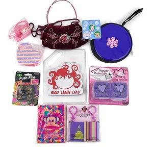 Vintage 90er Jahre Y2K Schlafzimmer Deko Accessoires lila flauschig - Bild 1 von 10