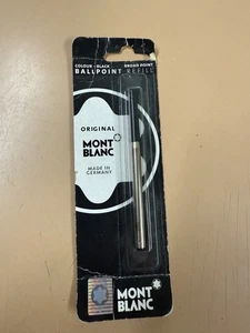 Montblanc Ball Point Pen Refill Black Broad Point Made In Germany 15152 - Picture 1 of 6