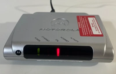 Motorola 2210-02-1022 MSTATEA DSL Ethernet Modem With Power Supply - Image 1 of 4