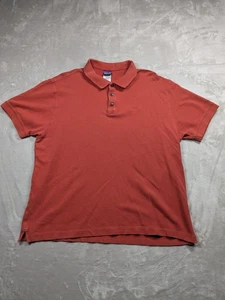 Patagonia Organic Cotton Polo Shirt Mens Large Rust Orange Casual Short Sleeve - Picture 1 of 10