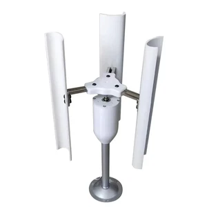 Turbina Eolica Asse Verticale Fai Da Te Generatore Magnetico Trifase - Foto 1 di 11