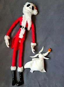 Jack Skellington Sandy Claws & Zero Dog The Nightmare Before Christmas Disney - Picture 1 of 10