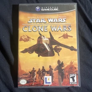 Star Wars The Clone Wars Nintendo Gamecube No Manual TESTED WORKING - Picture 1 of 6