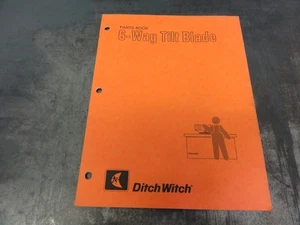 Grabenhexe 6-fach kippbare Klinge Teile Buch Handbuch 050-562 - Bild 1 von 8