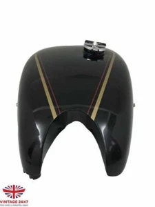 FIT FOR NORTON 16H PAINTED BLACK FUEL / PETROL TANK WITH CAP - Picture 1 of 5