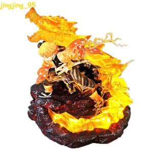 Anime Demon Slayer Agatsuma Zenitsu Figure Statue Model Toys Lighting Gift Boxed - Picture 1 of 17
