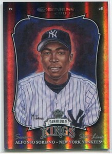 2003 Donruss Stat Line Season 18 Alfonso Soriano DK 98/102 Diamond Kings