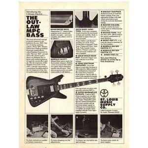 Vintage 1977 Print Ad for St. Louis Music Supply Co. - Picture 1 of 1