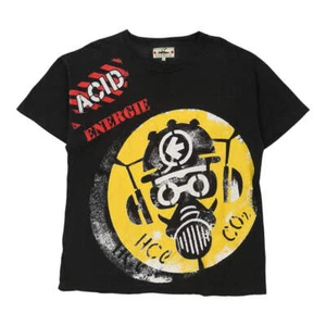 Energie Graphic T-Shirt - Large Black Cotton - Picture 1 of 11