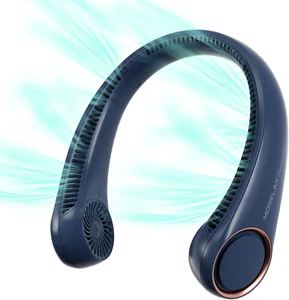 Neck Fan with Cooling Plate Neck Air Conditioner 4000mAh Rechargeable USB - Picture 1 of 11