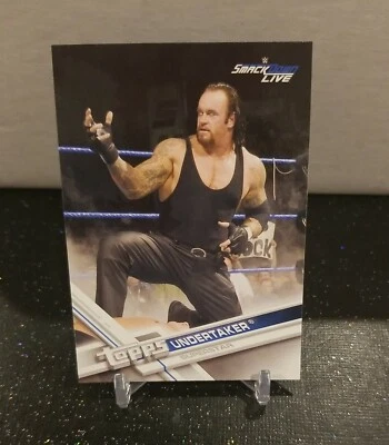 2017 Topps WWE: Superstar SmackDown Live Wrestling Card - Undertaker - #58 - Image 1 of 4