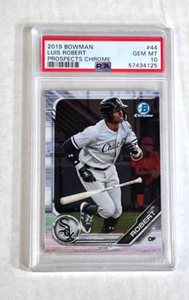 LUIS ROBERT 2019 Bowman Chrome RC #BCP-44! PSA GEM MINT 10! QTY AVAILABLE! HOT! - Picture 1 of 3