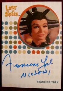 LOST IN SPACE - FRANCINE YORK - Hand-Signed Autograph Card - Rittenhouse 2005 - Picture 1 of 2