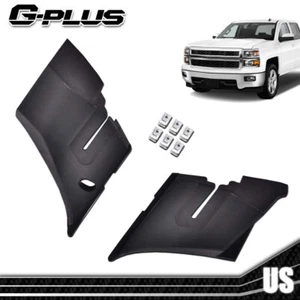 2Pcs LH&RH Windshield Cowl Panel End Cap Cover Fit For 07-13 Silverado 1500 2500 - Picture 1 of 9