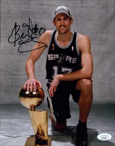 Brent Barry San Antonio Spurs Signed 8x10 Matte Photo JSA Authenticated - Picture 1 of 2