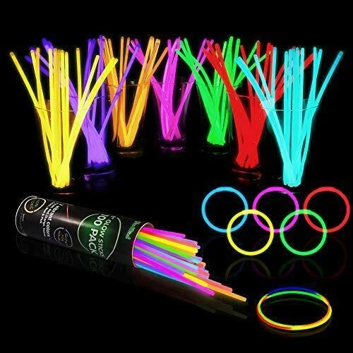Glow Mind Glow Sticks - Pack of 100
