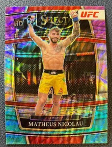 2022 Select UFC 83 Matheus Nicolau Tri-Color Parallel Hobby Exclusive