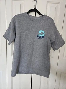 Patagonia Pataloha haleiwa Hawaii tee t shirt grey S - Picture 1 of 5