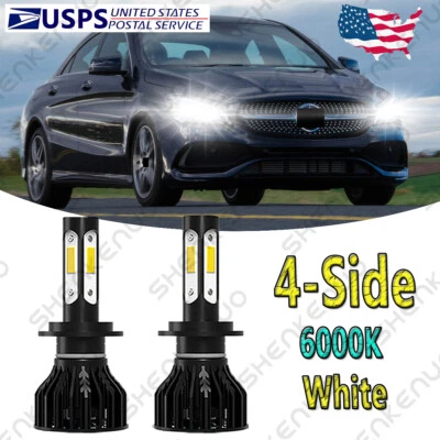 Para Mercedes Benz SL S SLK E CL Clase - 2X Bombillas LED Luz Alta Baja K9B Foto 1 de 4