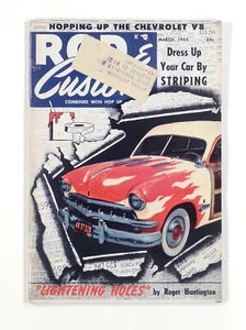 1955 Mar ROD & CUSTOM Hot Rods STRIPING Phaeton mods LIGHTENING HOLES Chevy V8 - Picture 1 of 6