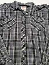 levi's snap button shirts