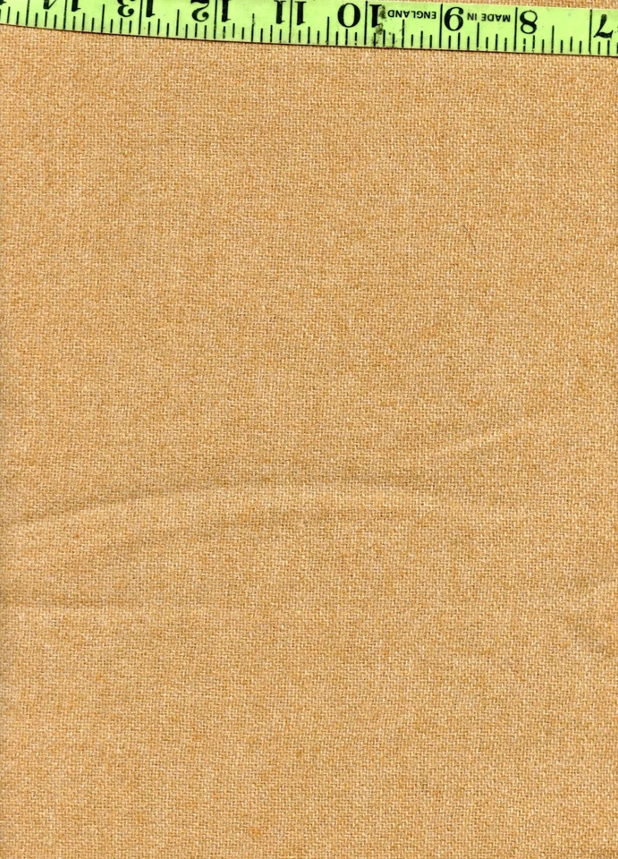 Tan WOOL Craft Sewing Quilting Fashion Fabric 1 Yds - Image 1 of 1