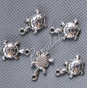 6 ciondoli tartaruga ARGENTO TIBETANO CHARM CIONDOLO tartarughe PENDENTE - Foto 1 di 1